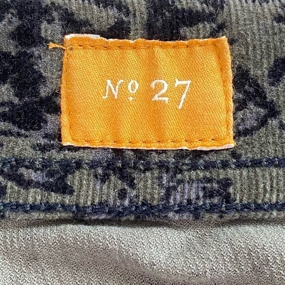 Anthro Pilcro SERIF Damask Print Micro Cords SZ 27 - Picture 7 of 10